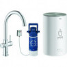 Robinet RED DUO avec Boiler M-Size. C-sortie chromé