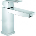 Mitigeur lavabo EUROCUBE DN 15, version moyenne-haute, garniture de vidage 1 1 / 4Z graphite dur brossé GROHE
