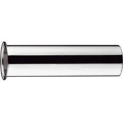 Tube droit avec bord chromé