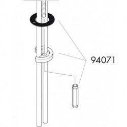 Pièce de rechange fixation arbre cpl.