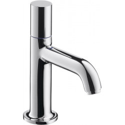 Robinet lave-mains eau froide sans tirette ni vidage chroméé