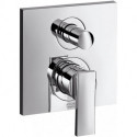 Mitigeur bain-douche AXOR CITTERIO à encastrer, avec couvercle de sécurité chromé intégré HANSGROHE