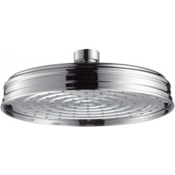 tête de douche galette Ø 180 mm nickel brossé