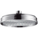 tête de douche galette Ø 180 mm nickel brossé