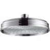 tête de douche galette Ø 180 mm nickel brossé