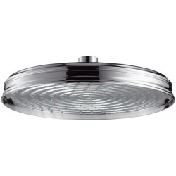 tête de douche galette Ø 240 mm nickel brossé