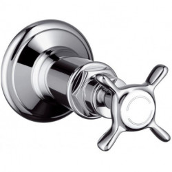 Set de finition pour robinet d'arrêt 1/2et 3/4nickel brossé