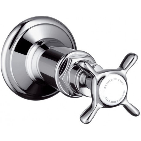 Set de finition pour robinet d'arrêt 1/2et 3/4nickel brossé