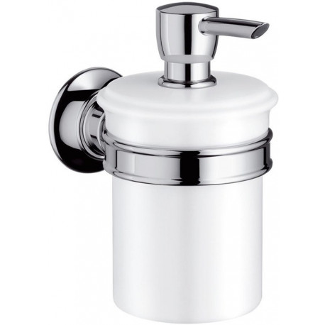 Distributeur de savon liquide chroméé