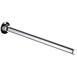 Barre porte-serviettes fixe nickel brossé