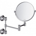 Miroir concave nickel brossé