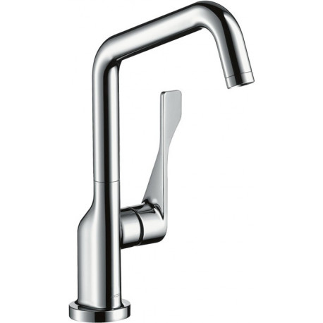 mitigeur cuisine aspect acier inox