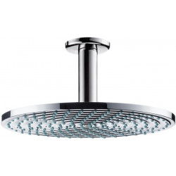 tête de douche Raindance 240 AIRavec raccord plafond 100 mm Ecosmart chroméé