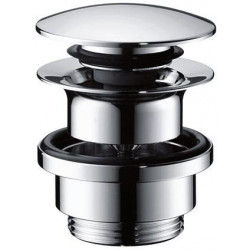 Robinet d'évacuation PUSH-OPEN pour WT- u Bi-Mi nickel brossé