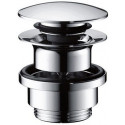 Robinet d'évacuation PUSH-OPEN pour WT- u Bi-Mi nickel brossé