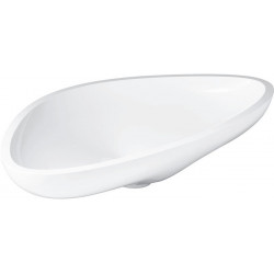 Vasque de lavabo grand format 800 x 450 mm blanc