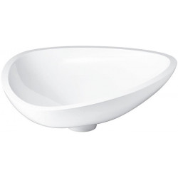 Vasque de lavabo petit format 570 x 450 mm blanc