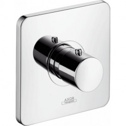 Set de finition pour mitigeur thermostatique encastré chroméé