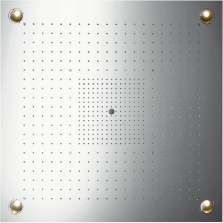 tête de douche 970 x 970mmavec éclairage acier inoxydable