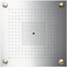 tête de douche 720 x 720mmavec éclairage acier inoxydable