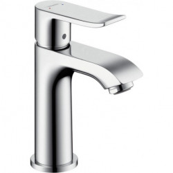 Mitigeur petit lavabo 100, avec tirette et vidage chromé