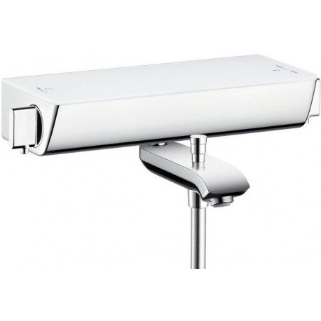 mitigeur Thermostatique bain/douche blanc/chromé