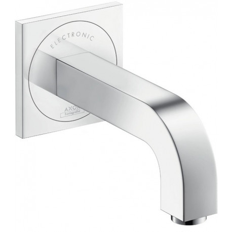 mitigeur de lavabo électronique encastré mural, bec 160 mm chroméé
