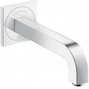 mitigeur de lavabo électronique encastré mural, bec 220 mm chroméé