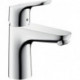 Mitigeur de lavabo 100 sans tirette ni vidage chromé FOCUS DN15