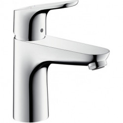 Mitigeur de lavabo 100 sans tirette ni vidage chromé FOCUS DN15