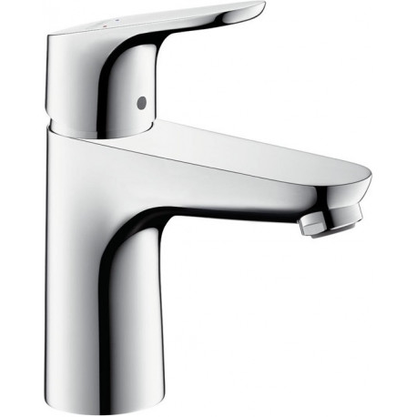 Mitigeur de lavabo 100 sans tirette ni vidage chromé FOCUS DN15