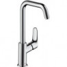 Mitigeur de lavabo 240 bec haut, avec tirette et vidage chromé -FOCUS 240 m set de vidage 1 1 / 4Z chrome