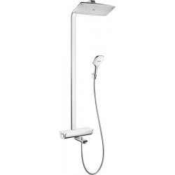 Showerpipe 360 AIR Bain/douche, bras de douche 380mm blc/chr