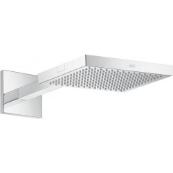 tête de douche 24 x 24 cmavec bras de douche chroméé