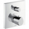 Set finition avec thermostatique encastré, robinet d'arrêt et inverseur, chroméé
