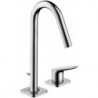 mitigeur lavabo 160 2 trou savec tirette et vidage chroméé