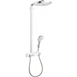 Showerpipe 300 3jet blanc/chromé