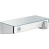 mitigeur Thermostatique douche blanc/chromé