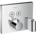 Set fin mit therm encastré avec 2 fonctions, fixfit et porter chromé