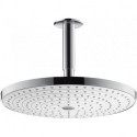 tête de douche Raindance Select S 300 2jetavec raccord plafond 100 mm blc/chr