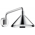 tête de douche Axor 240 2jetavec bras de douche designed by Front chroméé