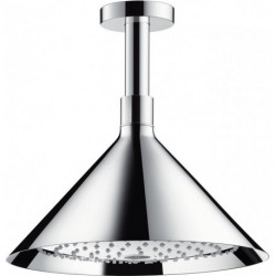 tête de douche Axor 240 2jetavec raccordement plafond chroméé