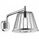LampShower 1jetavec bras de douche designed by Nendo chroméé