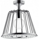 LampShoweravec raccordement plafond designed by Nendo chroméé