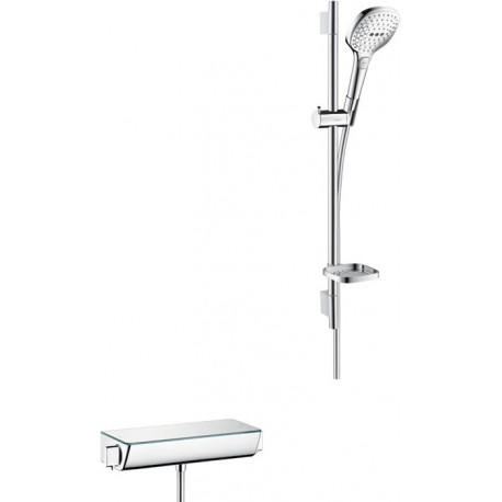 Combi Raindance Select E 120 0,65m/Ecostat Select blanc/chromé