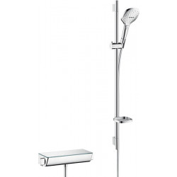 Combi Raindance Select E 120 0,90m/Ecostat Select blanc/chromé