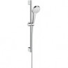 Set Croma Select S 110 Multi EcoSmart / Unica'Croma 0,65m blanc/chromé