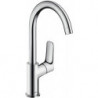 Mitigeur lavabo 210 bec haut sans tirette ni vidage chromé