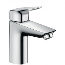 Mitigeur lavabo 100 bonde Push-Open chromé