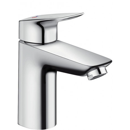 Mitigeur lavabo 100 Ch3 CoolStart, avec tirette et vidage synthétique chr
